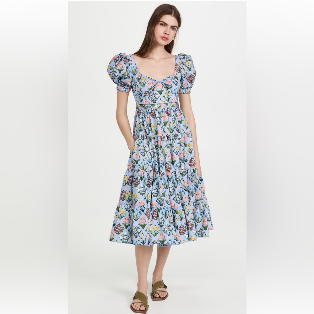 Agua by Agua Bendita Palmera Magdalena Dia Midi Dress